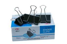 Binder Clips 15mm - Mini Packet