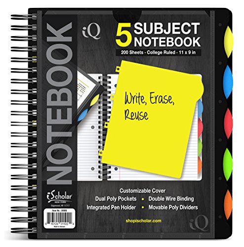 5 Subject Notebook A4 200'S 
