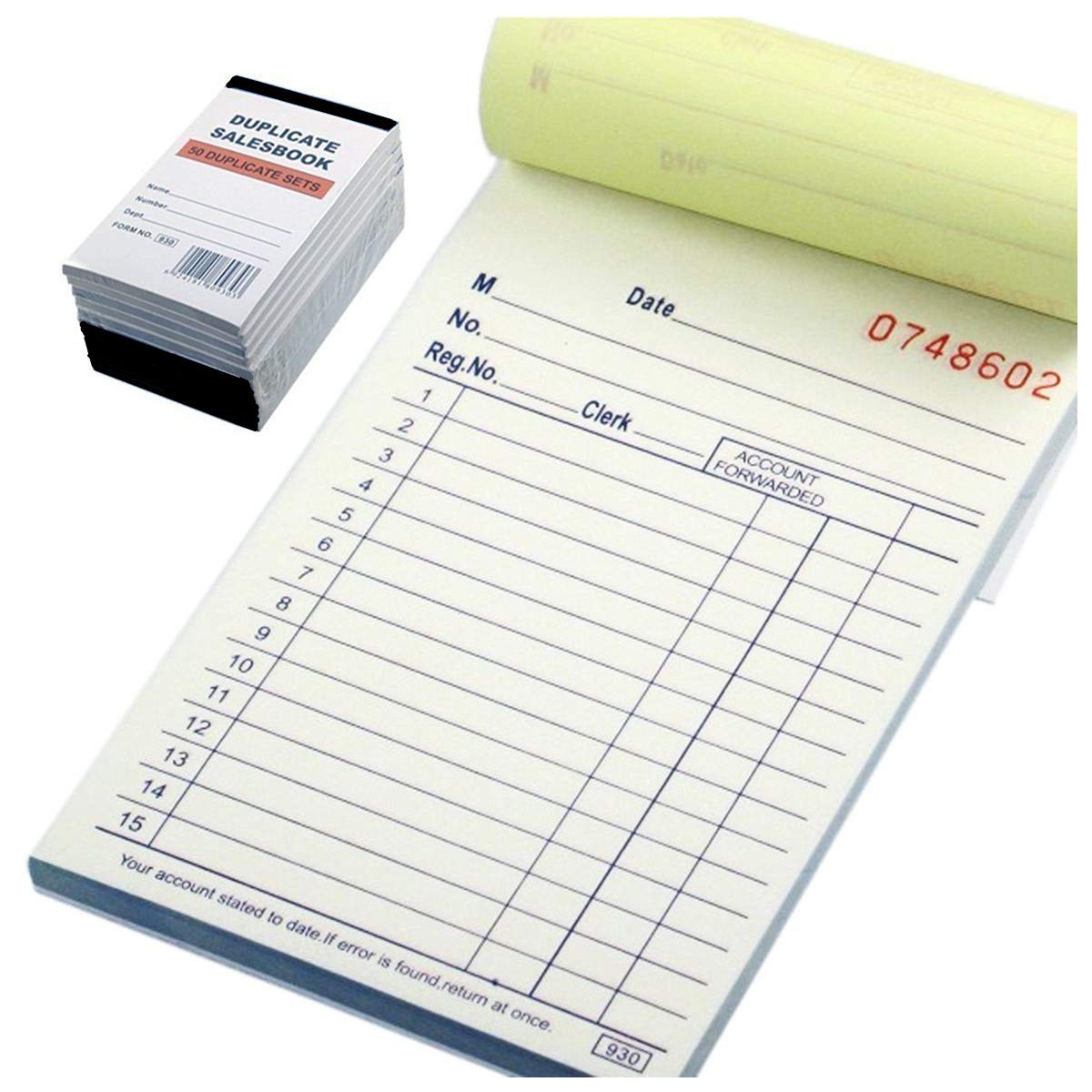 INVOICE BOOK CARBONISED