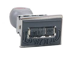 Paid and Date Stamp